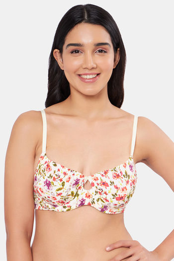 Buy Amante Padded Wired Full Coverage T-Shirt Bra - Watercolour Ditsy Floral Print
